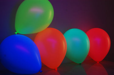 11 inch Blacklight Reactive Fluorescent UV Neon Glow Party Balloons